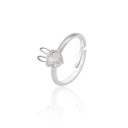 Dame ring med kanin D2467 5