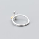 Dame ring med kat D1909 3