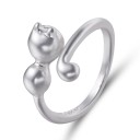 Dame ring med kat D2581 7