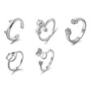 Dame ring med kat D2581 1