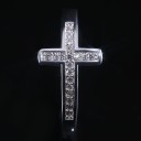 Dame ring med kors D1330 5