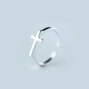 Dame ring med kors D1499 1