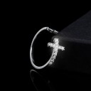 Dame ring med kors D2391 3