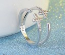 Dame ring med kors 4