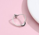 Dame ring med måne D1388 3