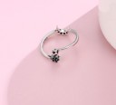 Dame ring med måne D1388 5