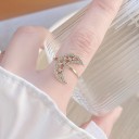 Dame ring med måne D1658 5