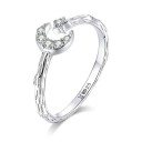 Dame ring med måne D1832 1