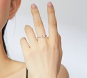 Dame ring med måne D1832 3