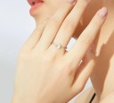 Dame ring med måne D1832 4