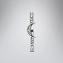 Dame ring med måne D2054 2