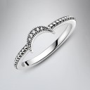 Dame ring med måne D2054 3