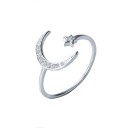 Dame ring med måne D2258 1
