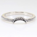 Dame ring med måne D2285 2