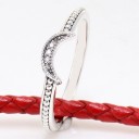 Dame ring med måne D2285 3
