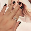 Dame ring med øje D2602 4