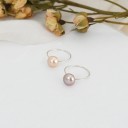 Dame ring med perle D1111 2