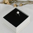 Dame ring med perle D1111 5
