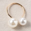 Dame ring med perle D2905 6