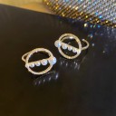 Dame ring med perle D2924 5
