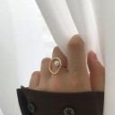 Dame ring med perle 3