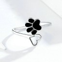 Dame ring med poteaftryk D1333 2