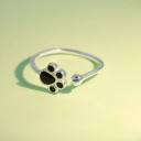 Dame ring med poteaftryk D2387 2