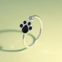 Dame ring med poteaftryk D2387 7