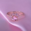 Dame ring med poteaftryk D2465 2