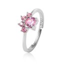 Dame ring med poteaftryk D2871 4