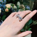 Dame ring med sløjfe D1271 3