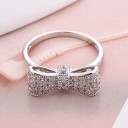 Dame ring med sløjfe D2865 2