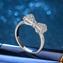 Dame ring med sløjfe D2896 1