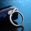 Dame ring med sløjfe D2896 3
