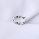 Dame ring med smilende ansigt D2416 4
