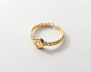 Dame ring med smilende ansigt D966 1