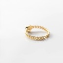 Dame ring med smilende ansigt D966 5