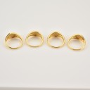 Dame ring med smilende ansigt 6