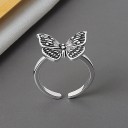 Dame ring med sommerfugl D1074 5