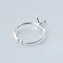 Dame ring med sommerfugl D1256 5