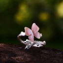 Dame ring med sommerfugl D1582 5