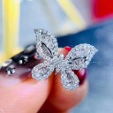 Dame ring med sommerfugl D1626 2