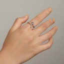 Dame ring med sommerfugl D2021 3