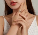 Dame ring med sommerfugl D2021 4
