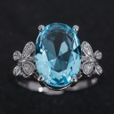Dame ring med sommerfugl D2095 2