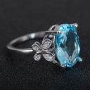 Dame ring med sommerfugl D2095 3