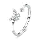 Dame ring med sommerfugl D2266 1