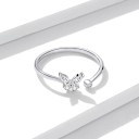 Dame ring med sommerfugl D2266 2