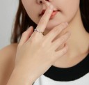 Dame ring med sommerfugl D2266 4