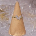 Dame ring med sommerfugl D2446 5